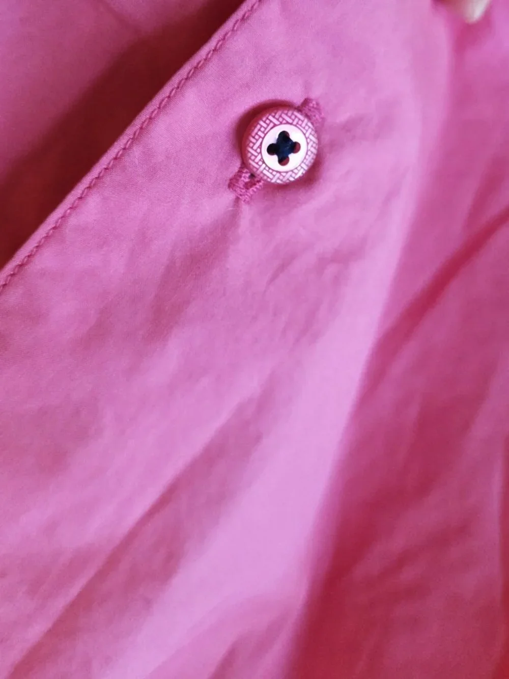 Robert Graham Pink Button Down Embroidery Striped Cuff Shirt Fits Cotton Ribbon - Picture 9 of 16